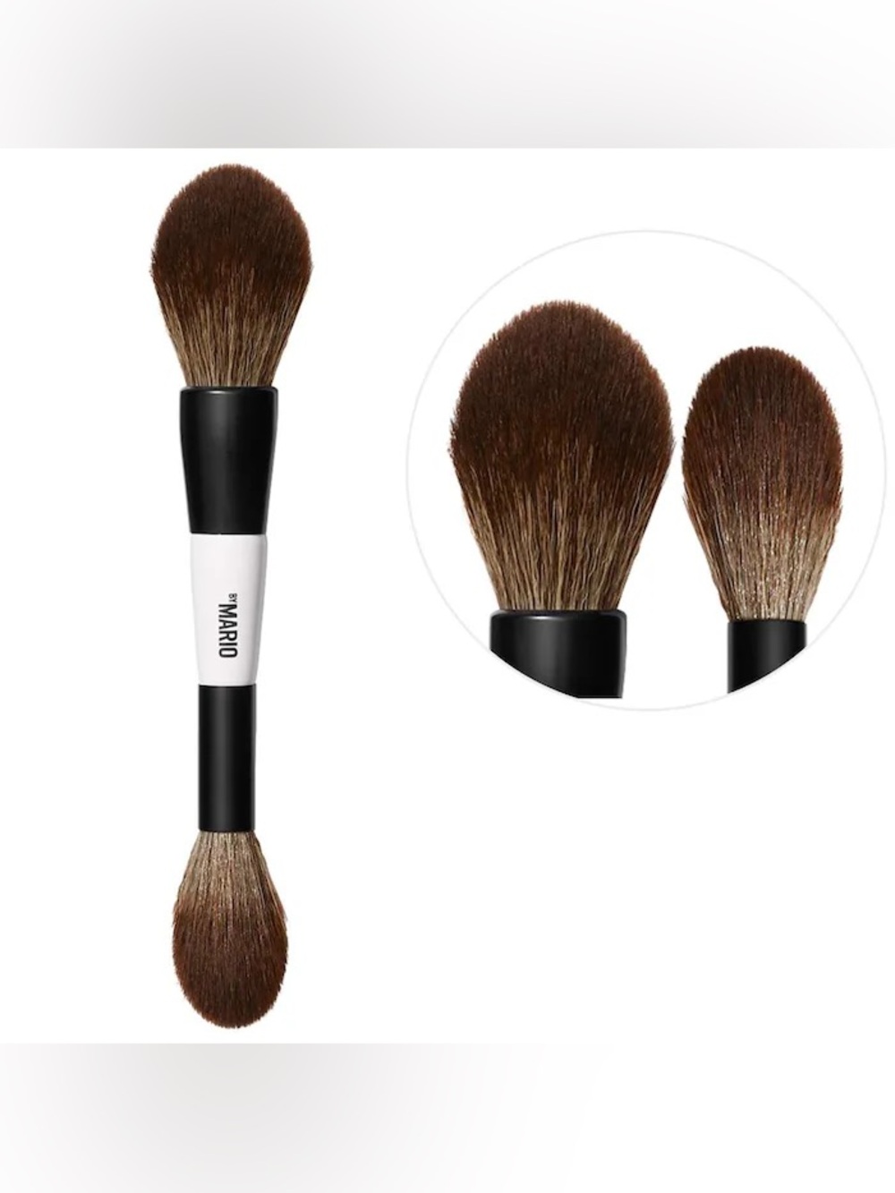 New Makeup by Mario F2 Dual-Ended Powder Brush